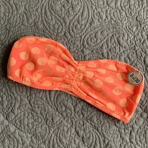 🆕 VS Pink Peach Polka Dot Bandeau